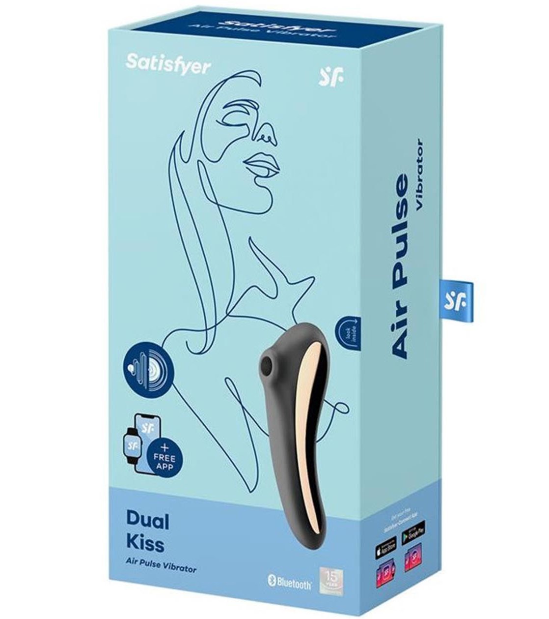 SATISFYER DUAL KISS negro